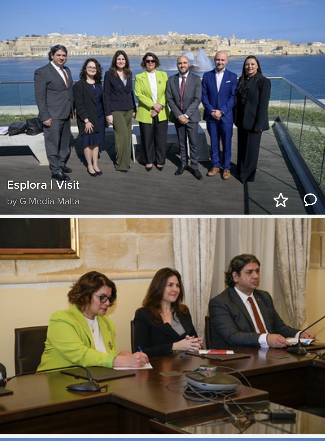 The United Nations' Delegation - February 2023. Maltese visit June 2024